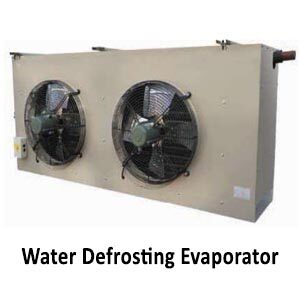 Water Defrosting Evaporator